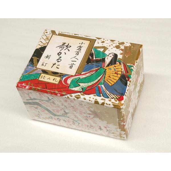 【新品】将軍堂 小倉百人一首桐箱風ケース入り 新品】将軍堂 小倉百人一首桐箱風ケース入り