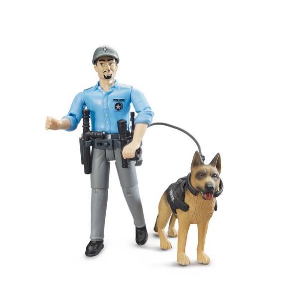 bruder(ブルーダー) 白人警察官＆警察犬 (BR62150)