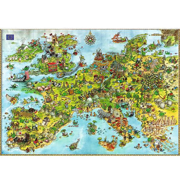 【正規輸入元直送】HEYE PUZZLE 4000ピース　08854 Marino Degano : United Dragons of Europe　[ヘイパズル]