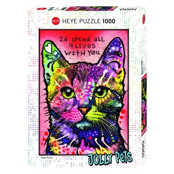 ピース✌️ HEYE PUZZLE 29731 1000ピース Dean Russo : 9 Lives（ディーン