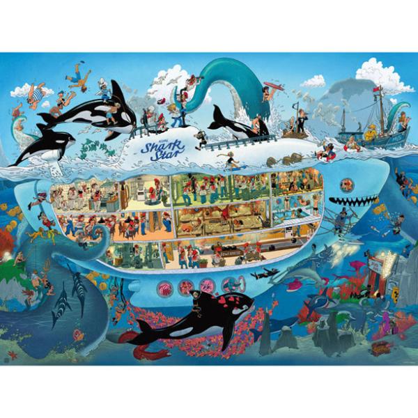 【正規輸入元直送】HEYE PUZZLE 1500ピース　29925 Uli Oesterle : Submarine Fun　[ヘイパズル]