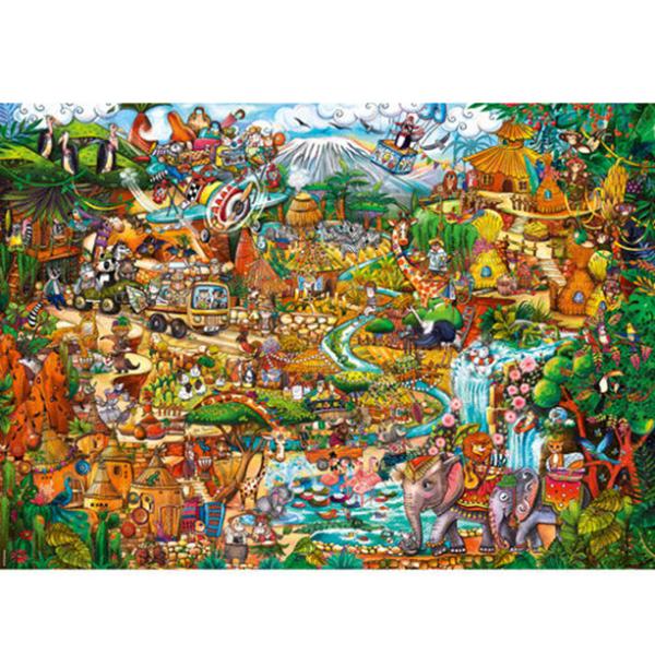 【正規輸入元直送】HEYE PUZZLE 2000ピース　29996 Rita Berman : Exotic Safari　[ヘイパズル]