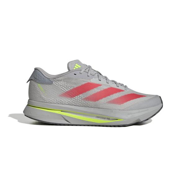 ADIZERO PRO グレー/レッド ランニングスニーカー ADIZERO PRO グレー/レッド ランニングスニーカー