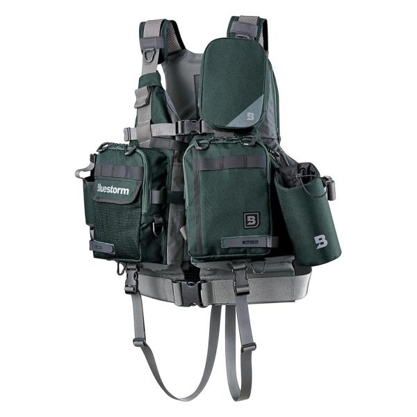 ブルーストーム(Bluestorm) CSマーク付 レジャー用固型式 ライフジャケット L2(浮力 7.5Kg以上) ウェーディング用フローティングゲームベスト レバンテ(Re LEVAN