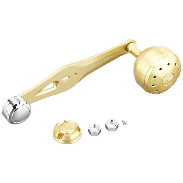 シマノ(SHIMANO) 純正 リールパーツ 夢屋 パワーバランスハンドル 65mm ゴールド アルミ パーツ シマノ(SHIMANO) 純正 リールパーツ 夢屋 パワーバランスハンドル 65mm