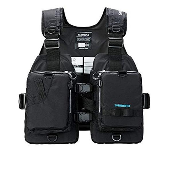 ■バリエーション：ベスト,ブラック,フリー■メーカー：シマノ(SHIMANO)・カラー:ブラック・サイズ:フリー・大人用 浮力5.85kg・部門名:ユニセックス大人シンプルな汎用ゲームベスト。大容量なのに、軽やかな着心地。重さ約1.0kgの...