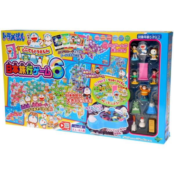 他サイト： どこでもドラえもん日本旅行ゲーム６ ボードゲーム ファミリーゲーム アナログゲーム  5歳 6歳 7歳の商品画像