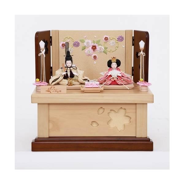 夫婦雛 桜 シーグラスアート ひなまつり インテリア 玄関飾り ナチュラル 置物 toysrus-babierus_10062237