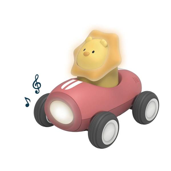 『PLAY POP（プレイポップ）』は、小さいお子様から大人の方まで、幅広く楽しんでいただける、世界中のパーティーゲームやボードゲームが揃った、トイザらスのプライベートブランドです。かわいいライオンのレーサーが乗ったフリクションカーボタンを...