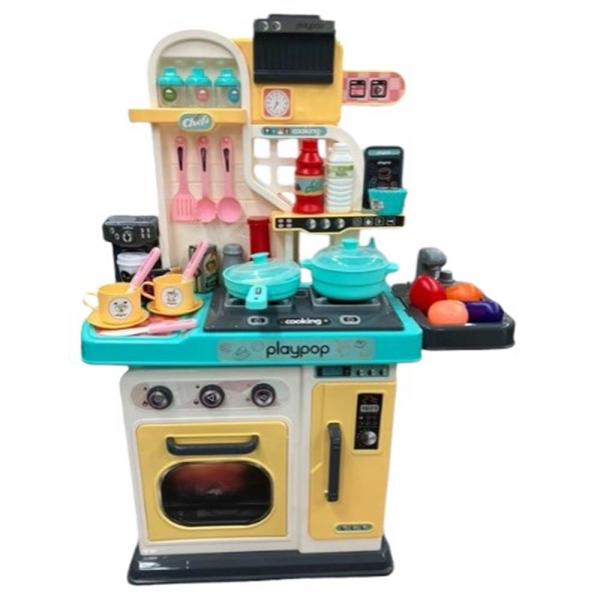 ,, 『PLAY POP（プレイポップ）』は、小さいお子様から大人の方まで、幅広く楽しんでいただける、世界中のパーティーゲームやボードゲームが揃った、トイザらスのプライベートブランドです。 たのしくお料理！コンパクトキッチンセット登場！ お...