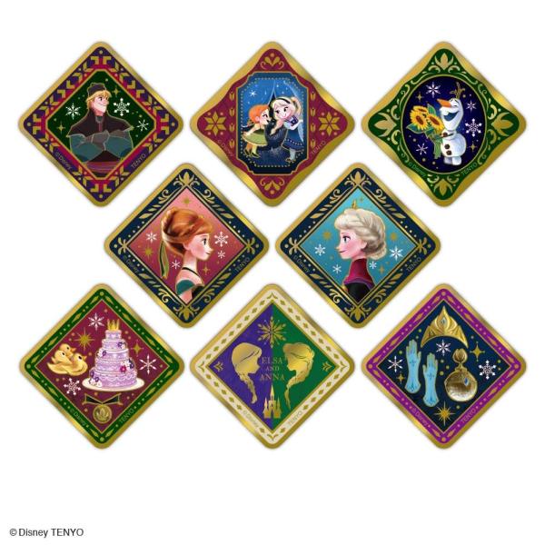 金バッジ プレミアムスクエア アナと雪の女王【種類ランダム