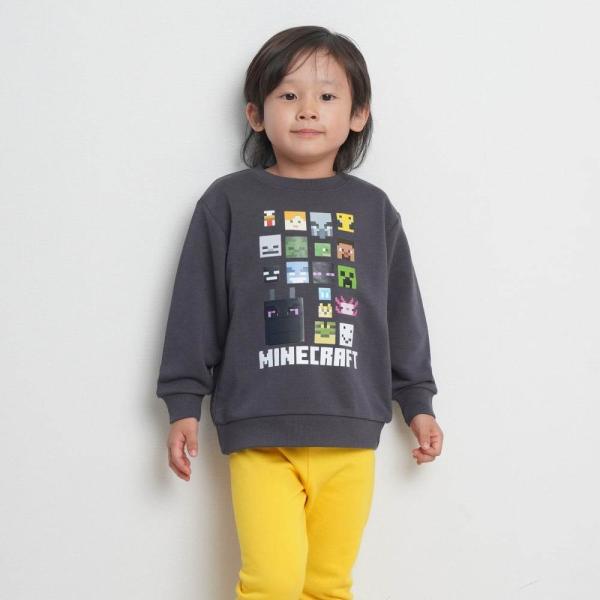 ,#20251201001,#00003528,#20251219099,#00003624,#20251225001 大人気マインクラフトの裏毛トレーナーです。キャラクターデザインがかっこいい商品です。