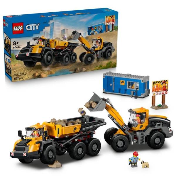 【2026年6月1日発売】レゴ LEGO シティ ダンプトラックとフロントエンドローダー おもちゃ 玩具 誕生日 プレゼント ブロック 男の子 女の子