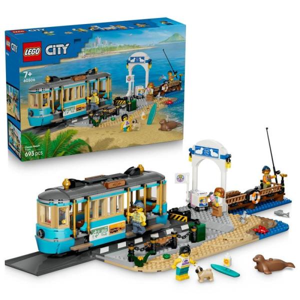 【2026年6月1日発売】レゴ LEGO シティ 海沿いのレトロな路面電車 おもちゃ 玩具 誕生日 プレゼント ブロック 男の子 女の子 子供 7歳