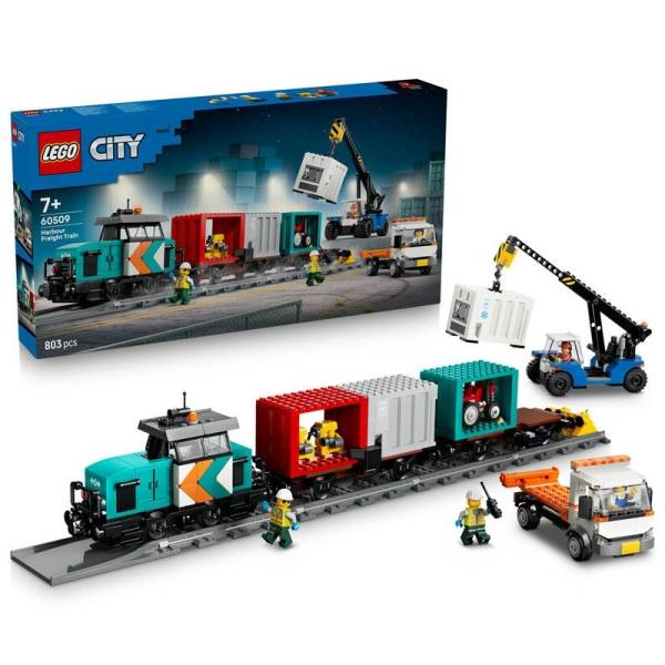 【2026年6月1日発売】レゴ LEGO シティ 港湾の貨物列車とクレーン＆トラック おもちゃ 玩具 誕生日 プレゼント ブロック 男の子 女の子 子