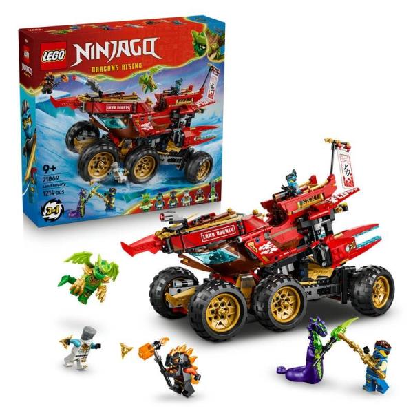 【2026年6月1日発売】レゴ LEGO ニンジャゴー 陸上戦艦バウンティ号 おもちゃ 玩具 誕生日 プレゼント ブロック 男の子 女の子 子供 9歳