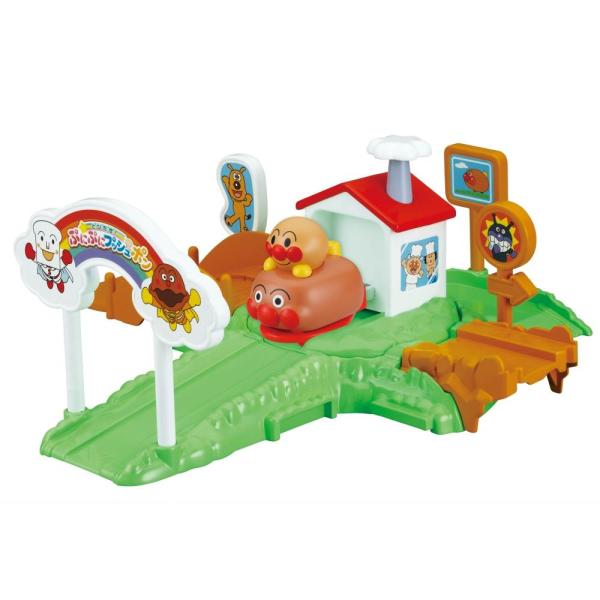 とびだせ！ぷにぷにプッシュポン あちこちはっしん！くるっとまわしてパン工場！ アンパンマン 発進 誕生日 プレゼント ギフト 3歳 4歳 5歳
