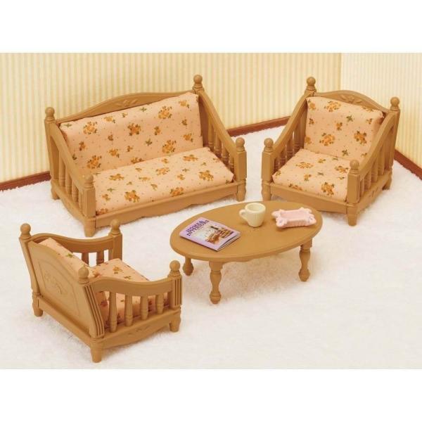 シルバニア リビングルーム 小物 椅子 テーブル アーバンハウス パーツ