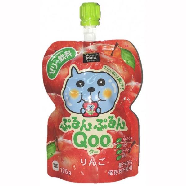 ミニッツメイド ぷるんぷるんQOO（クー）りんご 125g 凍らせても