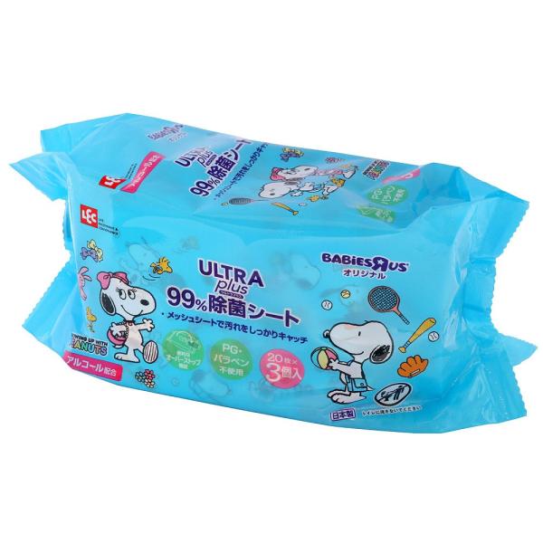 ベビーザらス限定 ウルトラプラス スヌーピー 99 除菌シート アルコール 枚 3個 Buyee Buyee Japanese Proxy Service Buy From Japan Bot Online