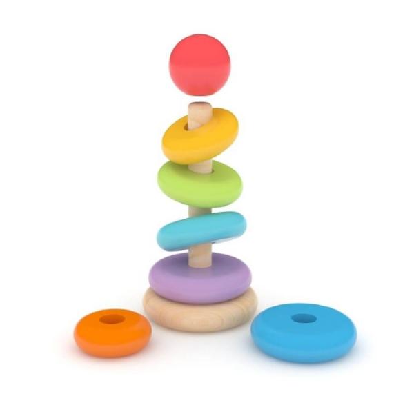 J Adore ジャドール 木製レインボースタッキングリング トイザらス ベビーザらスヤフー店 通販 Yahoo ショッピング