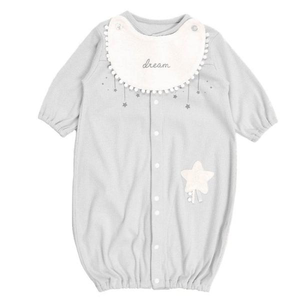 ,,,,#20251215siteoffitems 【ポンポンスタイ付き　2WAYドレスオール】 【トイザらス・ベビーザらス限定】星のデザインが可愛いドレスオールと、ミニスタイのセット。スタイからお星様が垂れ下がったようなデザイン。