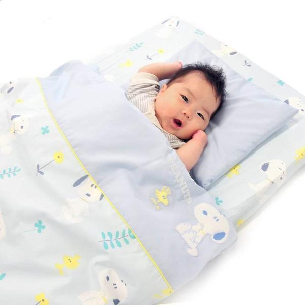 ,#00003383,#00003575,#20251225001 450年を超える歴史　安心の西川ブランド「ミニベビー羽毛組ふとん8点セット　スヌーピーフラットの特徴」・初めてのおふとん（寝具）に必要なものが全てそろっています。・掛けふと...