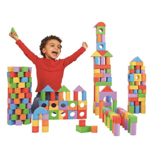 ,,,#20251031099 トイザらス「B-CREATIVE！」から、300ピース カラフルソフトブロックの登場です。●軽くて、やわらかいから、安心して遊べます！●ビニールのバッグに入っているので、お片付けにも便利！