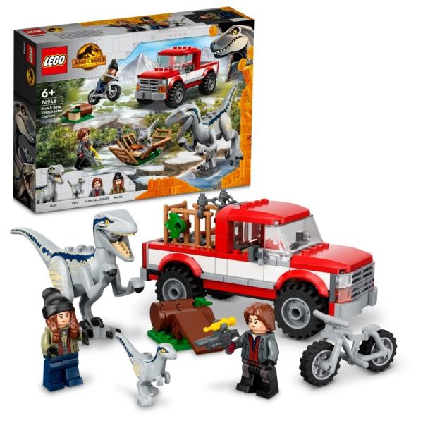 【オンライン限定価格】レゴ LEGO ジュラシック・ワールド 76946 ヴェロキラプトルをおびき出せ：ブルーとベータ