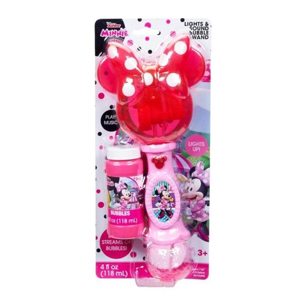 ファブル 電動ライト＆サウンド バブルワンド ミニーマウス 電動