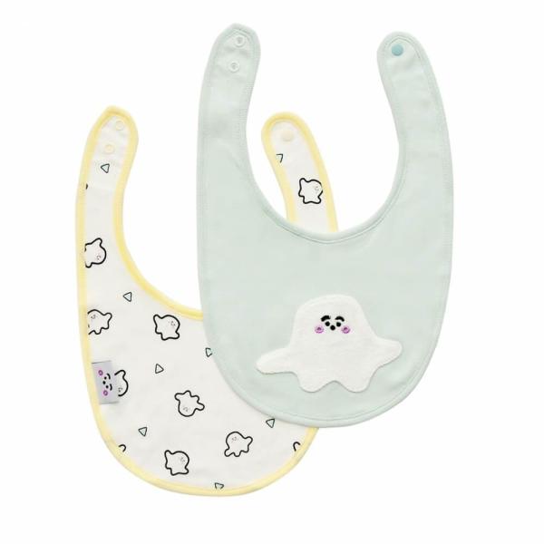 ,#20251215siteoffitems,, 【トイザらス・ベビーザらス限定】シナぷしゅ２枚組のスタイです。吸水性があり、肌当たりの柔らかい素材です。