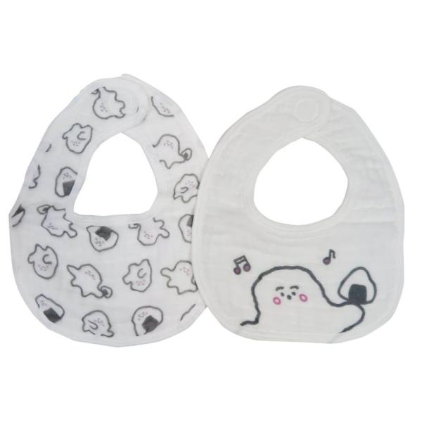 ,#20251215siteoffitems,, 多層に織ったガーゼ生地で作った２枚組のスタイです。たっぷりと空気を包む6層構造になっているので、お洗濯の度に柔らかくなります。