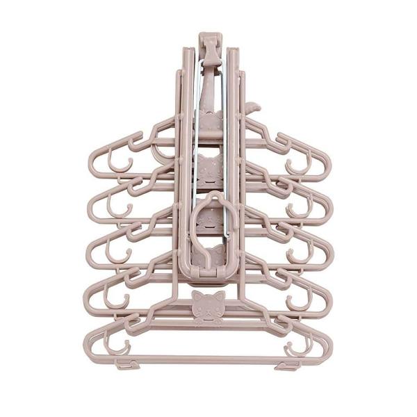 , コンパクトに折りたためて収納に便利・・・多機能がうれしいハンガーです！！●衣類やタオルがまとめて干せるので毎日の洗濯物干しに最適です。 ●強いキャッチ型フックで、竿をしっかりはさみます。