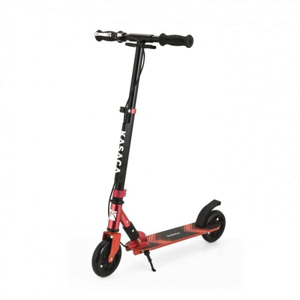 , キックスクーターはバランス感覚を養うのに最適！トイザらス限定。安心のハンドブレーキと後輪ブレーキ付き！折りたためば気軽に持ち運びができます。便利なキックスタンド付き。