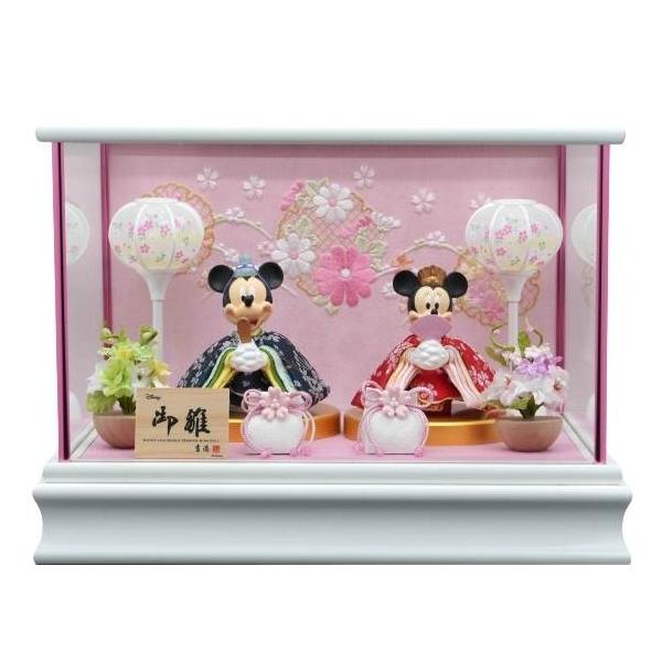 雛人形】【限定】ディズニー ミッキー＆ミニープレミアム 親王 ケース