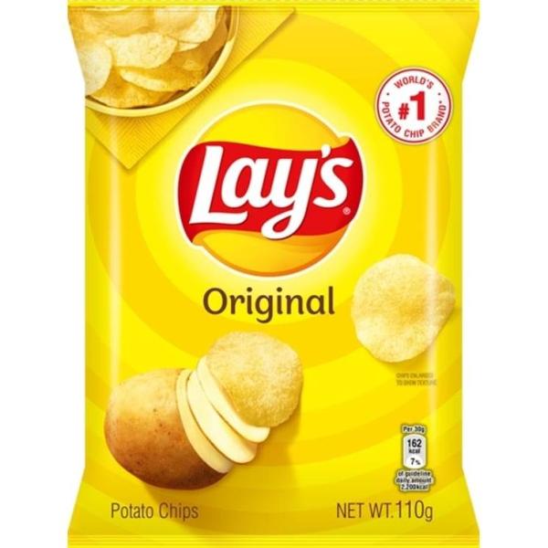 レイズ ポテトチップスは1932年にアメリカのテネシー州で誕生し、世界中で愛されているポテトチップスです。薄くカットされたポテトチップスの軽い食感と、少し塩味濃いめのシンプルな味付けが、じゃがいもの素材の美味しさを引き立てます。＜内容量＞110g