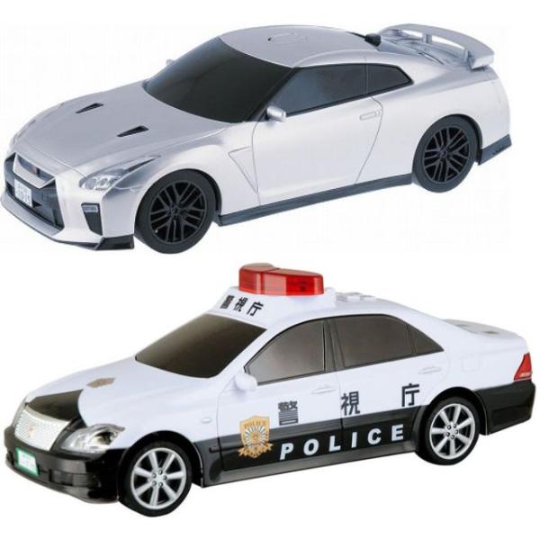 2点セット】 NISSAN GT-R 覆面パトカー＆サウンドクラウンパトカー