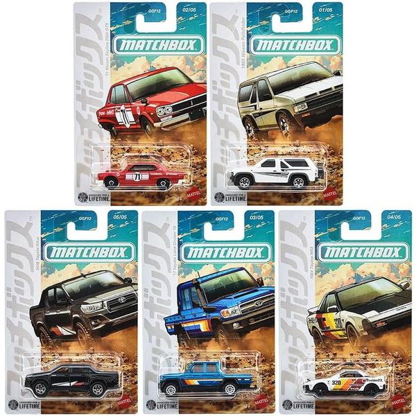 【9月19日発売予定】　マッチボックス(MATCHBOX) テーマ アソート ジャパン オリジナルズ 5台セット(各1台) GGF12-987Q