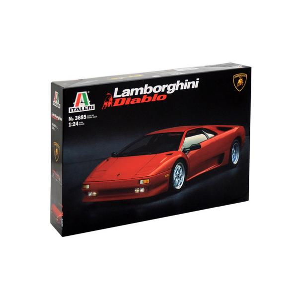 イタレリ 1/24 ランボルギーニ ディアブロ プラモデル IT3685 : トイ