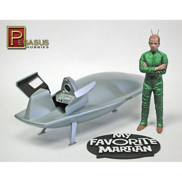 ペガサスホビー 1/18 ブラボー火星人 マーティンおじさん＆宇宙船 完成品 PH9912