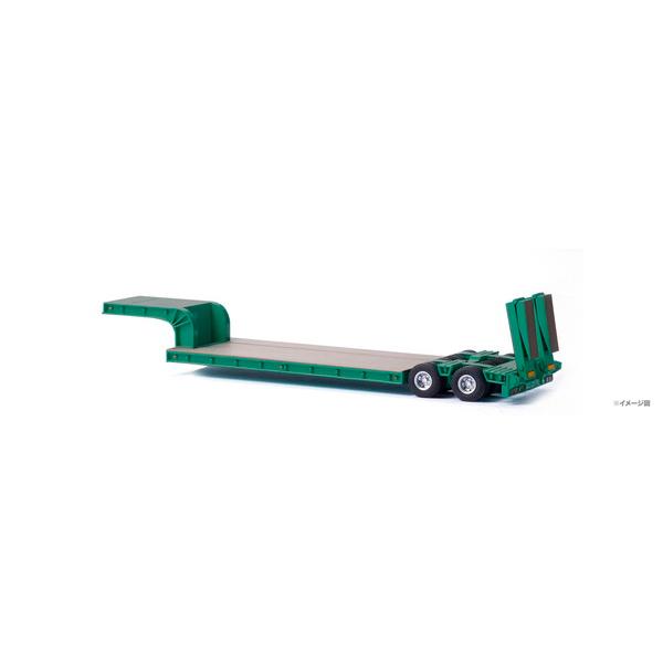 プラッツ 1/50 16輪 中低床重量物運搬用トレーラ 自動あゆみ付き ターコイズ 完成品 KK1011TK