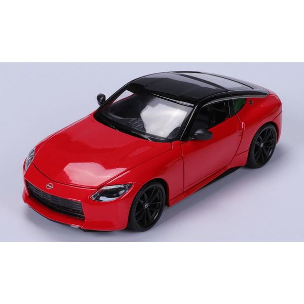 Maisto 1/24 ニッサン Z 2023 レッド/ブラックルーフ 完成品ダイ