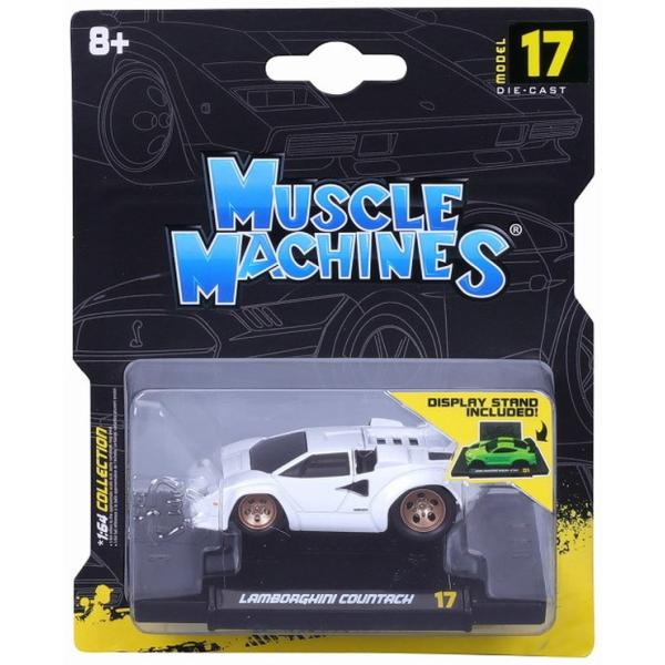 Maisto 1/64 Muscle Machines ランボルギーニ カウンタック ホワイト