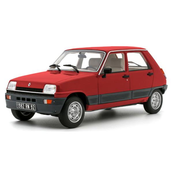 OttO mobile 1/18 ルノー 5 GTL(5ドア) 1984 (レッド) 完成品ミニカー