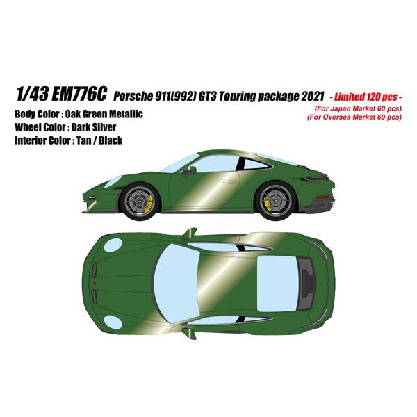 9月発売予定】 EIDOLON 1/43 ポルシェ 911(992) GT3 ツーリング