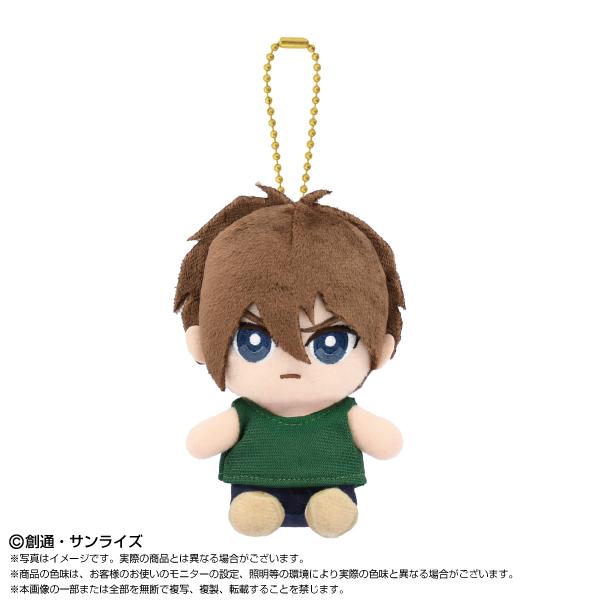 アニメキャラクター ぬいぐるみマスコット 2個セット 新機動戦記ガンダムW Chibiぬいおすわりマスコット ヒイロ・ユイ