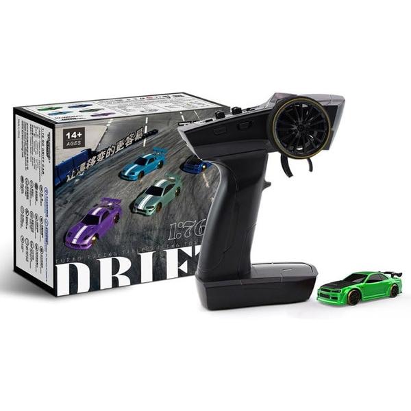 日本正規品】 HiTEC Turbo Racing 1/76 C64-GN ドリフトカー グリーン