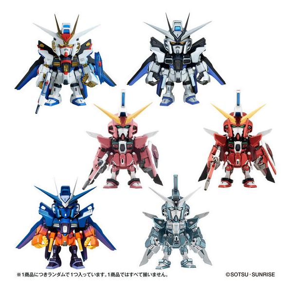 QMSV mini STRIKE FREEDOM GUNDAM & INFINITE JUSTICE GUNDAM BOX 8個