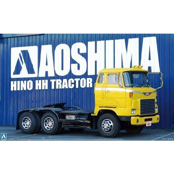 アオシマ 日野 HHトラクタ 、コダイラ ダンプトラック プラモデル2台セット アオシマ 1/32 ヘビーフレイト No.17 日野 HH トラクターヘッド