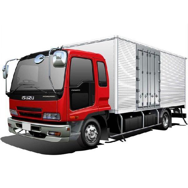 アオシマ　ミドルフレイト　フォワード342プラモデル いすゞ フォワード 冷凍車 (342最終型) (プラモデル) - ホビー